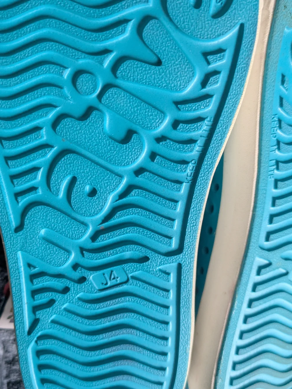 Native Teal Slip-Ons for Kids